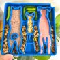 SodaPup-Waiting-Dogs-Design-Etray-Blue-Outlines-of-three-dogs-full-of-food