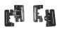 Pair of Black ROC 40 - Rapid Open Connector open