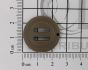 Duraflex Tan 499 Two Slot Button (25mm - 1")
