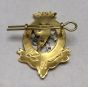 Royal Wessex Yeomanry Beret Badge (Officers, two-piece, with two shanks and pin fittings)