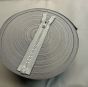 YKK-Wolf-Grey-#10-21cm-Vislon-Open-Ended-Zipper-on-elastic-roll