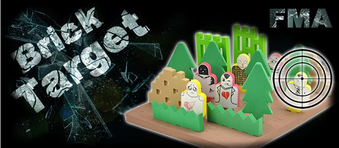 FMA Brick Airsoft Targets