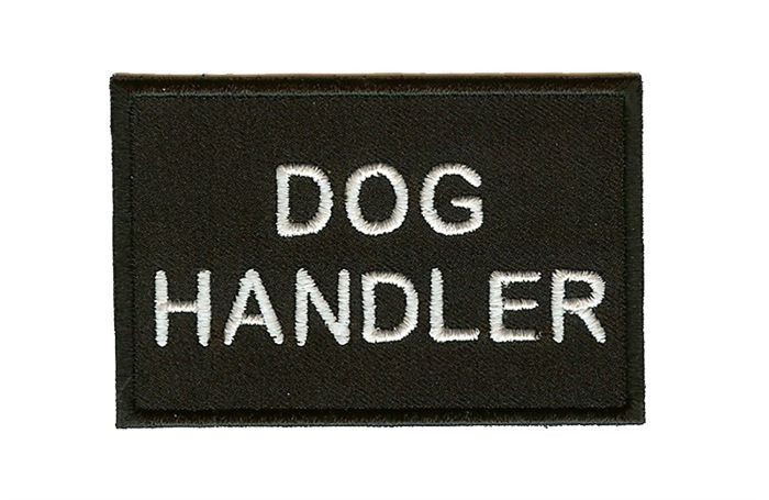 Dog Handler Velcro Patch