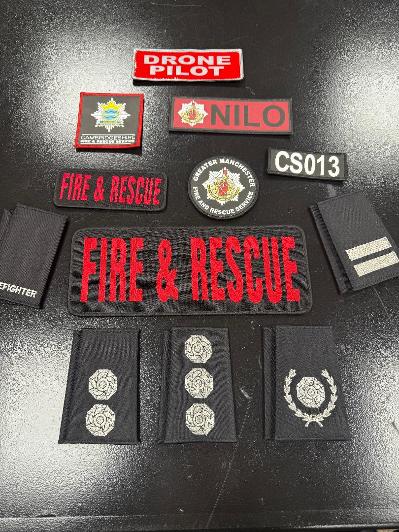 Fire Service Rank Slides, Badges & Insignia – Trusted UK Supply at Scale